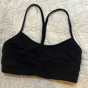 Lululemon Y Flow bra size 6 black
